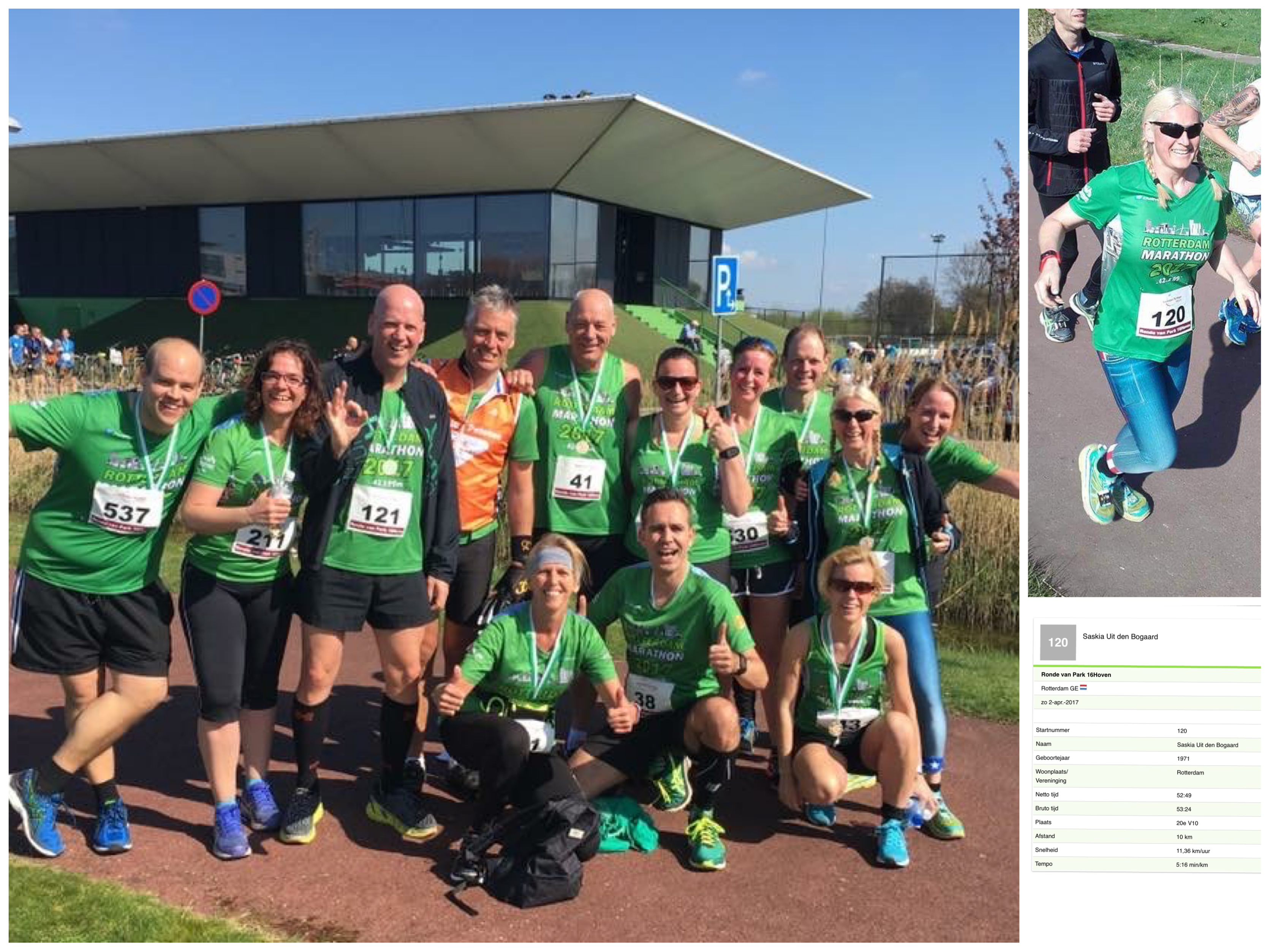 Ronde van park 16hoven: De achtervolging